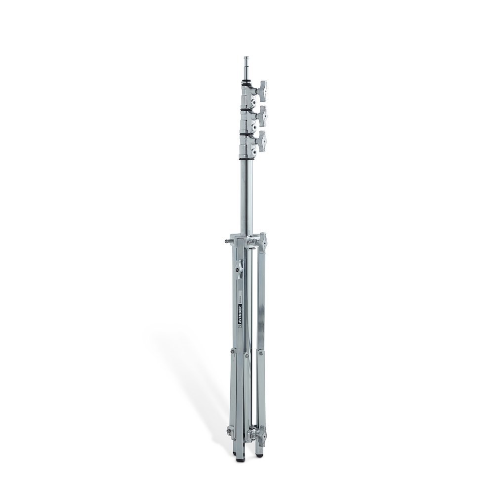 Avenger Baby Stand 35 Silver 350cm/138in Steel Triple Riser thumbnail