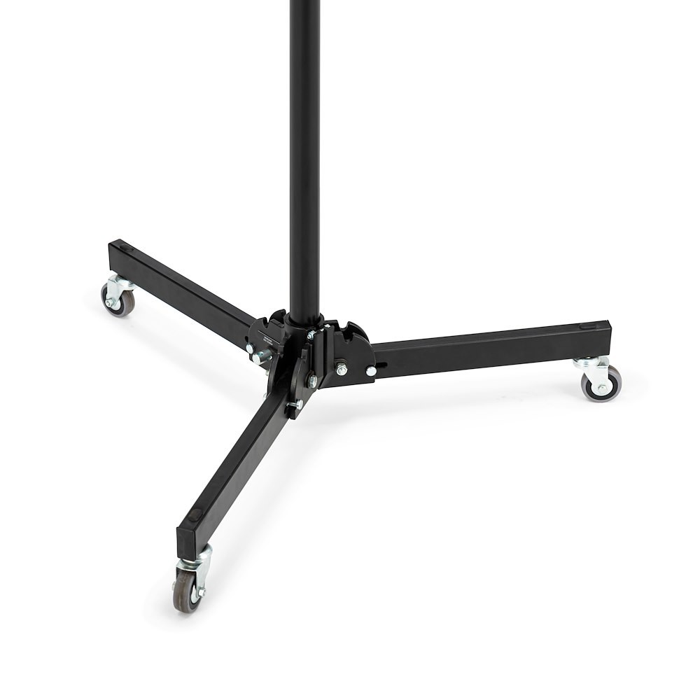Black steel base, silver aluminum sections with wheels thumbnail