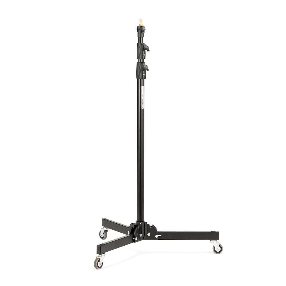 Black steel base, silver aluminum sections with wheels thumbnail