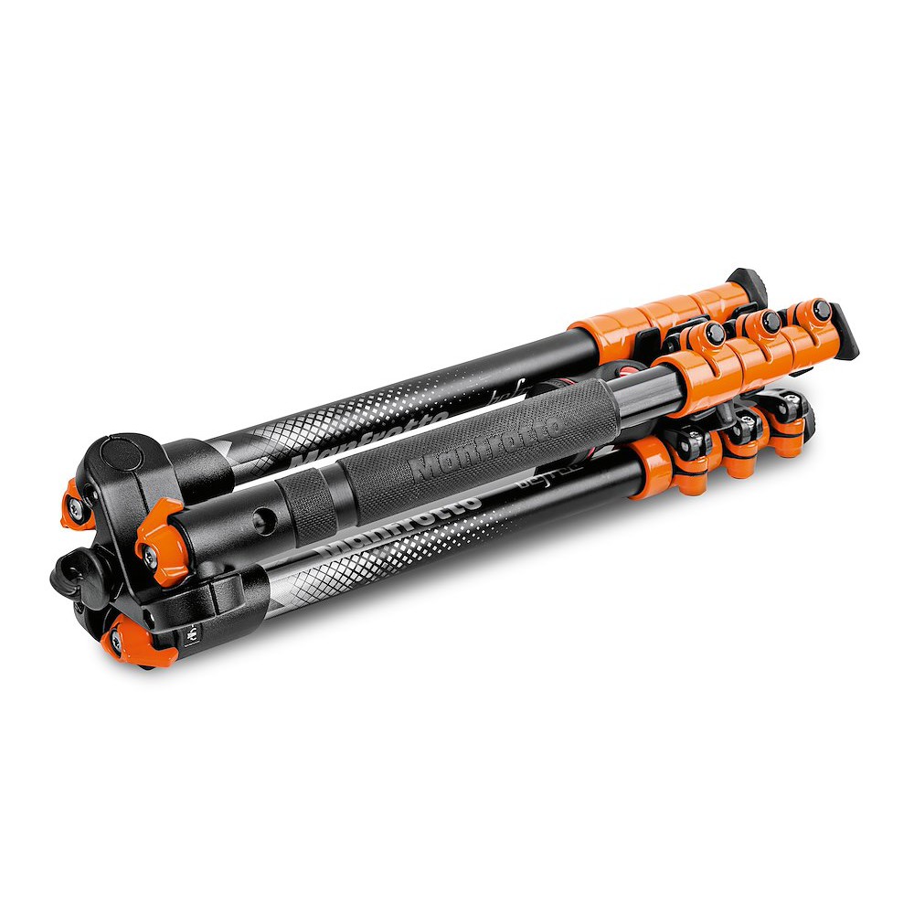 BeFree Color Aluminium Travel Tripod kit, Orange thumbnail