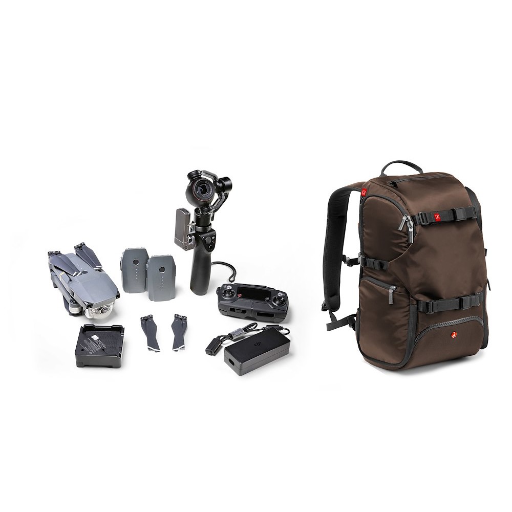 Advanced Camera and Laptop Backpack, travel brown thumbnail