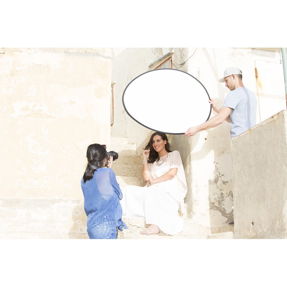 Pannello diffusore ripiegabile circolare Bianco  50cm 2 Stop thumbnail