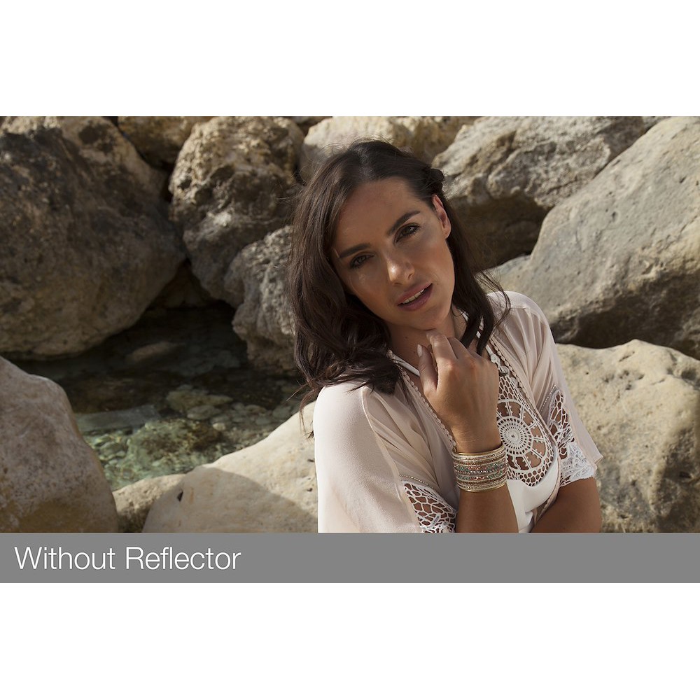 Collapsible 38'' Reflector, Gold/White thumbnail