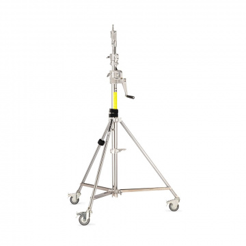 Avenger Avenger Wind Up Stand CS 3.0m/9.8ft 2 Riser, Braked Wheels  B6030CS