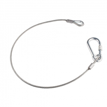 Avenger Avenger Safety Cable, 70cm/27.6in Rigging w/Screw Lock 5mm Ø C155-02