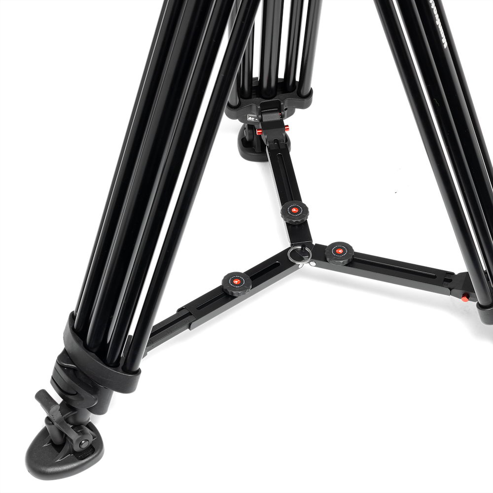 Testa Video Fluida 502X con treppiede Alu Twin leg MS thumbnail