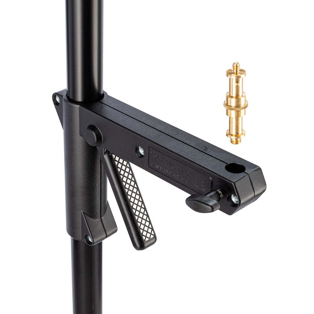 Black Column Light Stand w/ Locking Wheels, Removable Base thumbnail