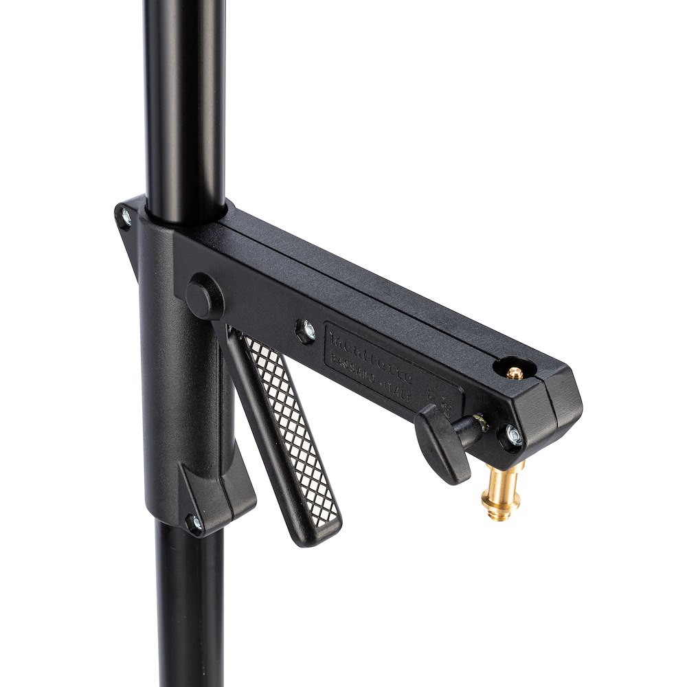 Black Column Light Stand w/ Locking Wheels, Removable Base thumbnail