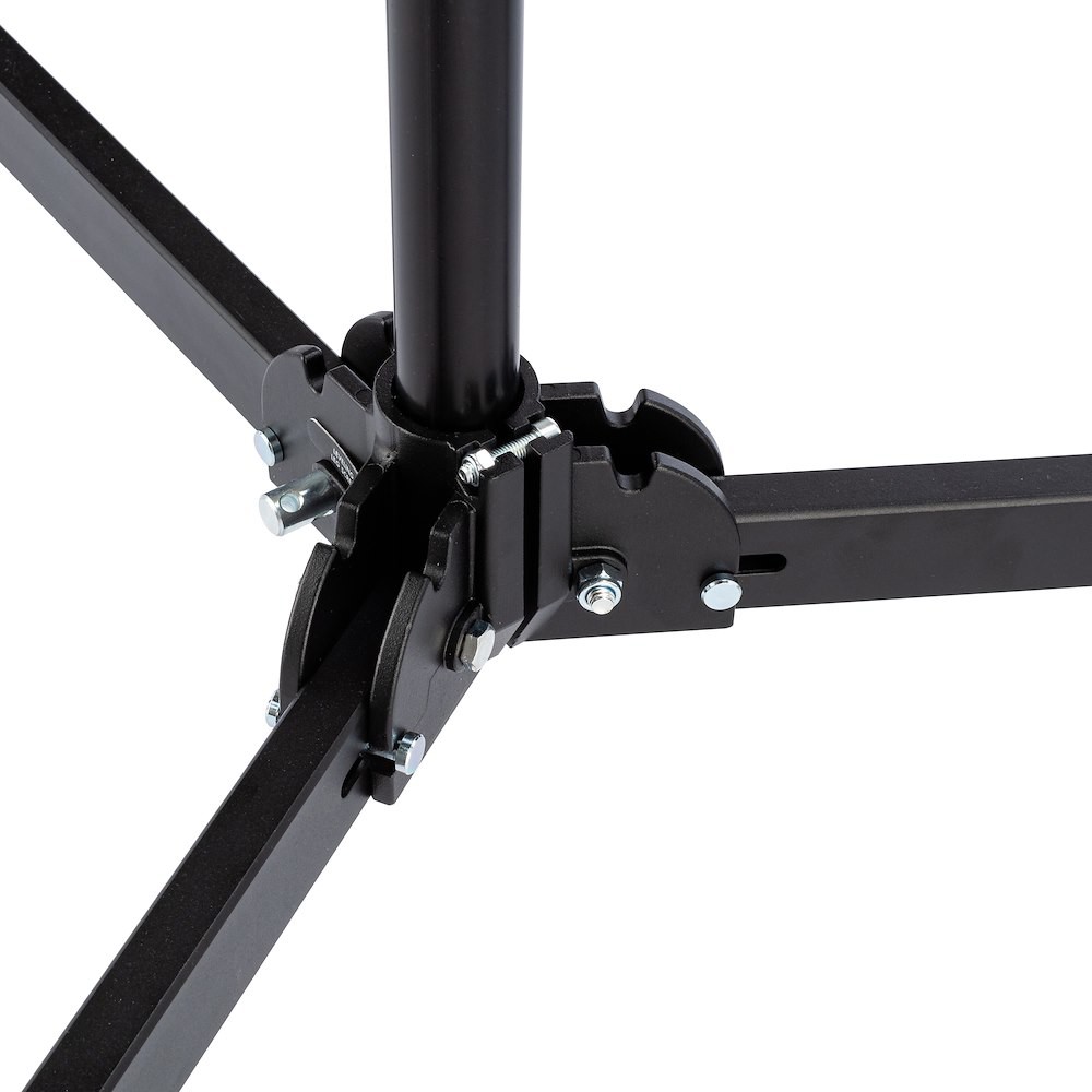 Black Column Light Stand w/ Locking Wheels, Removable Base thumbnail