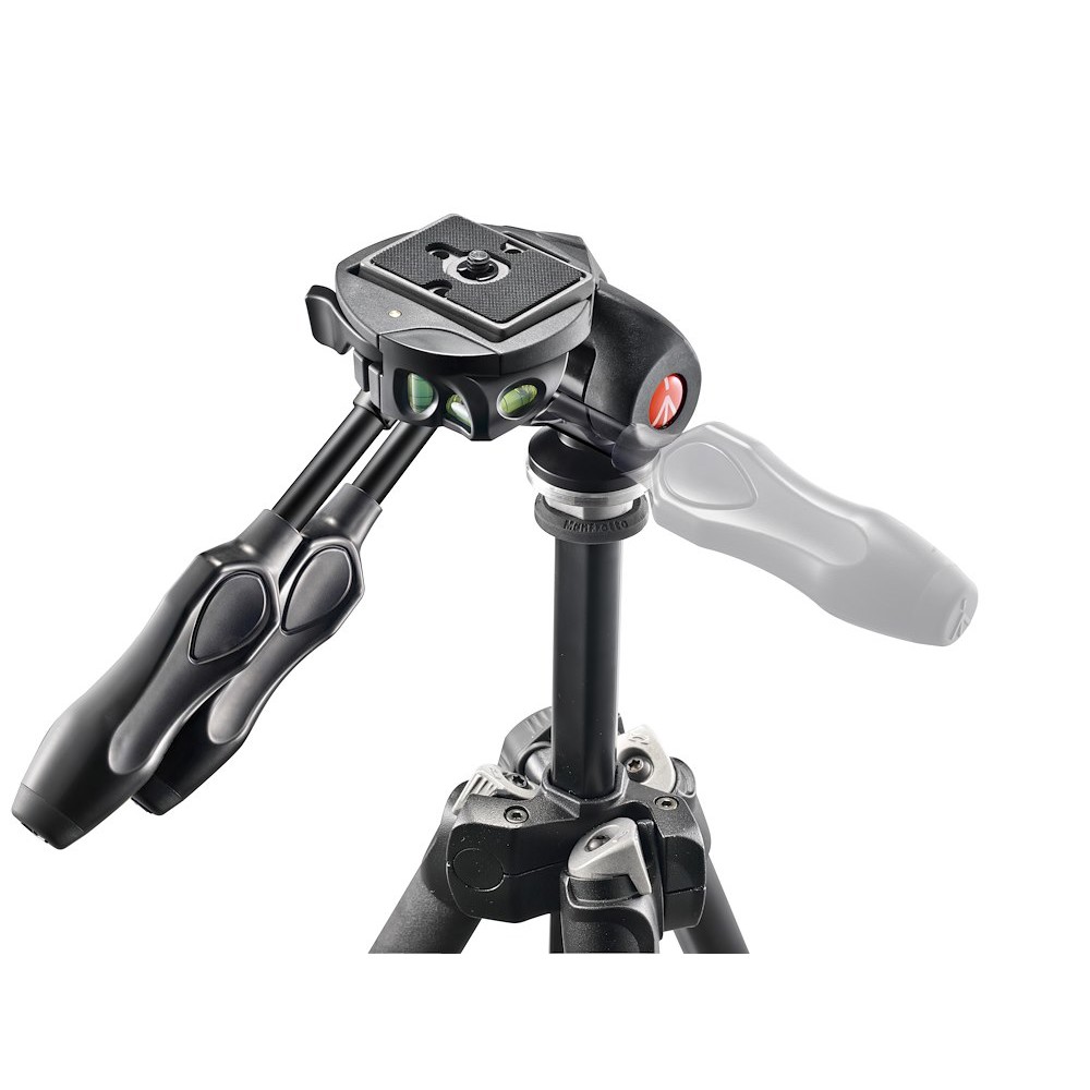 3-way photo head with compact foldable handles (290 series) thumbnail