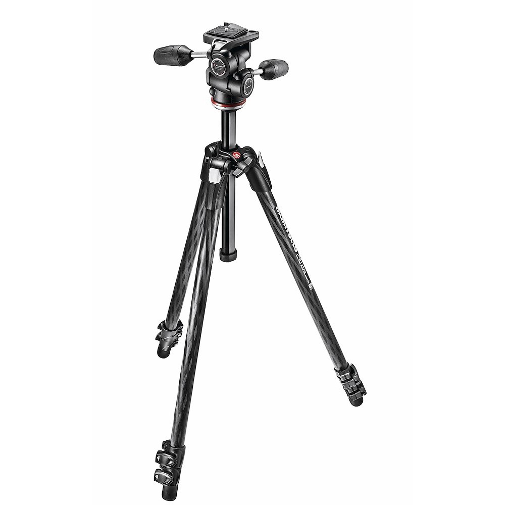 290 XTRA CARBON Kit, CF 3 sec. tripod with 3W head thumbnail