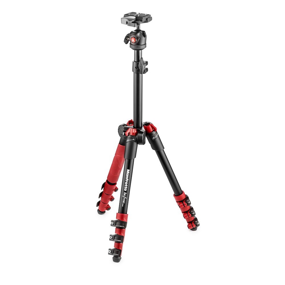 BeFree One, Kit Trépied pliable avec rotule Ball, rouge thumbnail