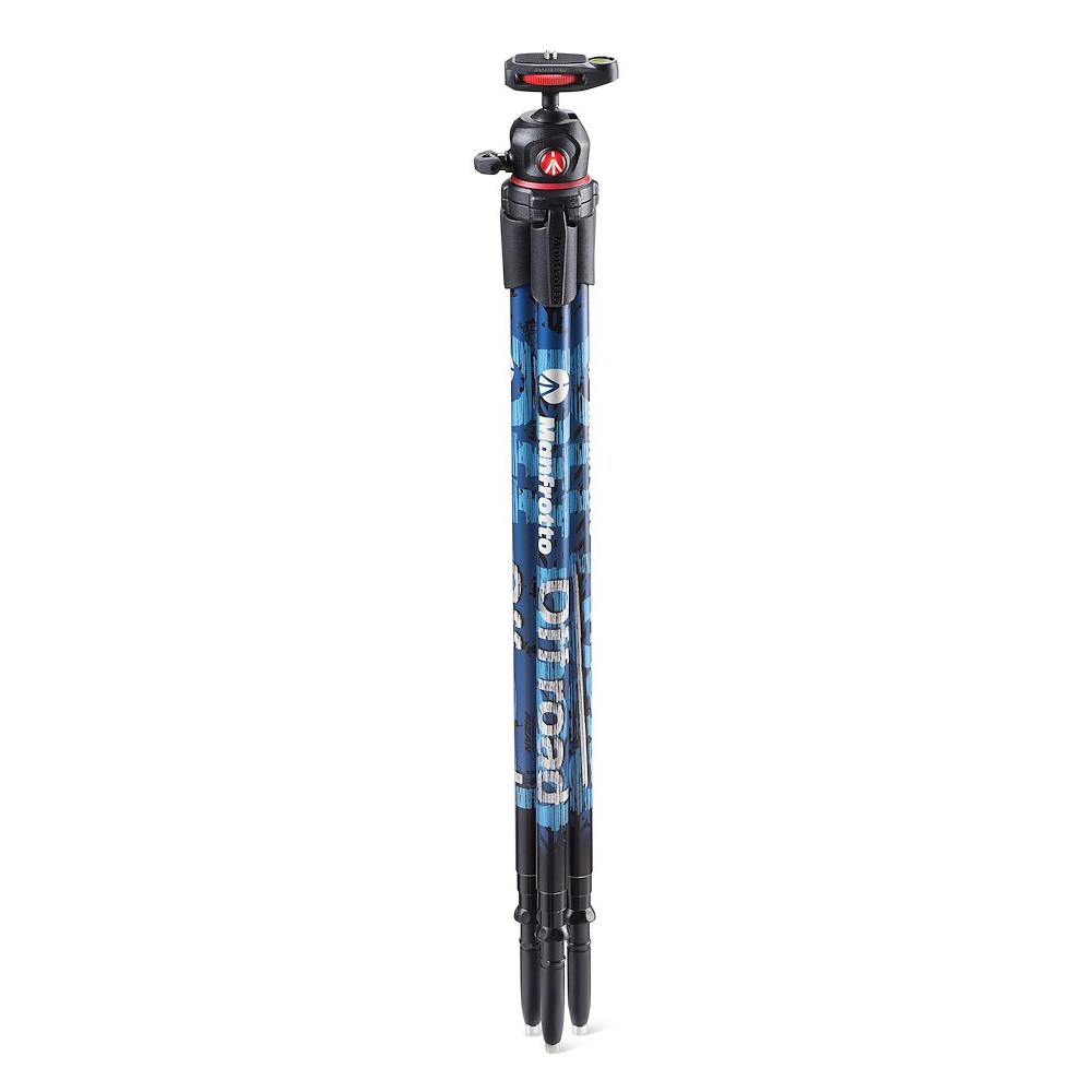 Treppiedi Off road ultraleggero colore blu, testa sfera thumbnail