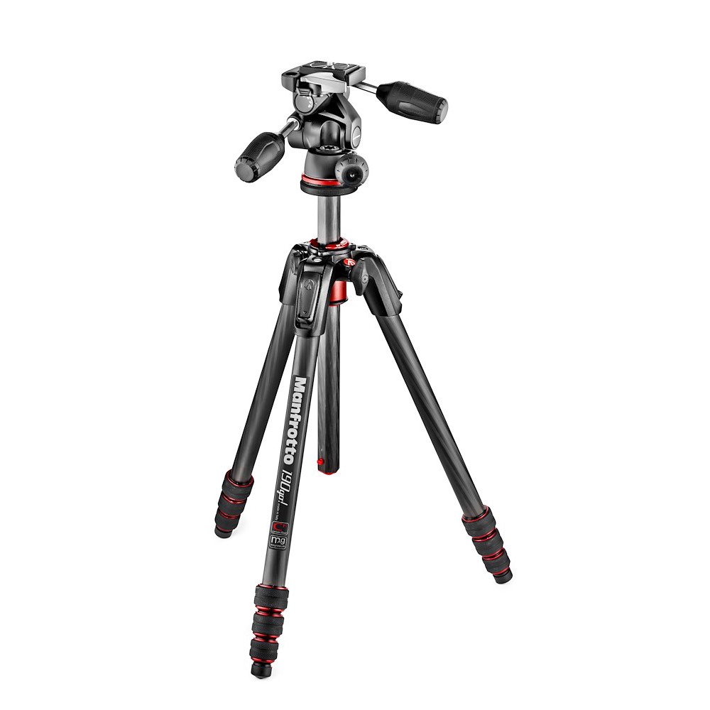 190Go! Carbon Fiber 4-Section Tripod with head thumbnail