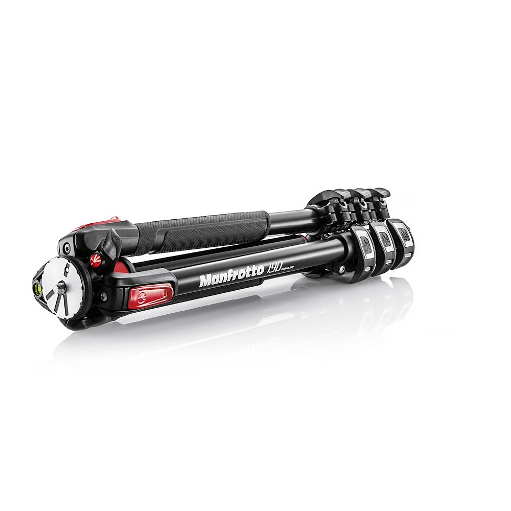 190 Alu Tripod 4 sections with horizontal column thumbnail
