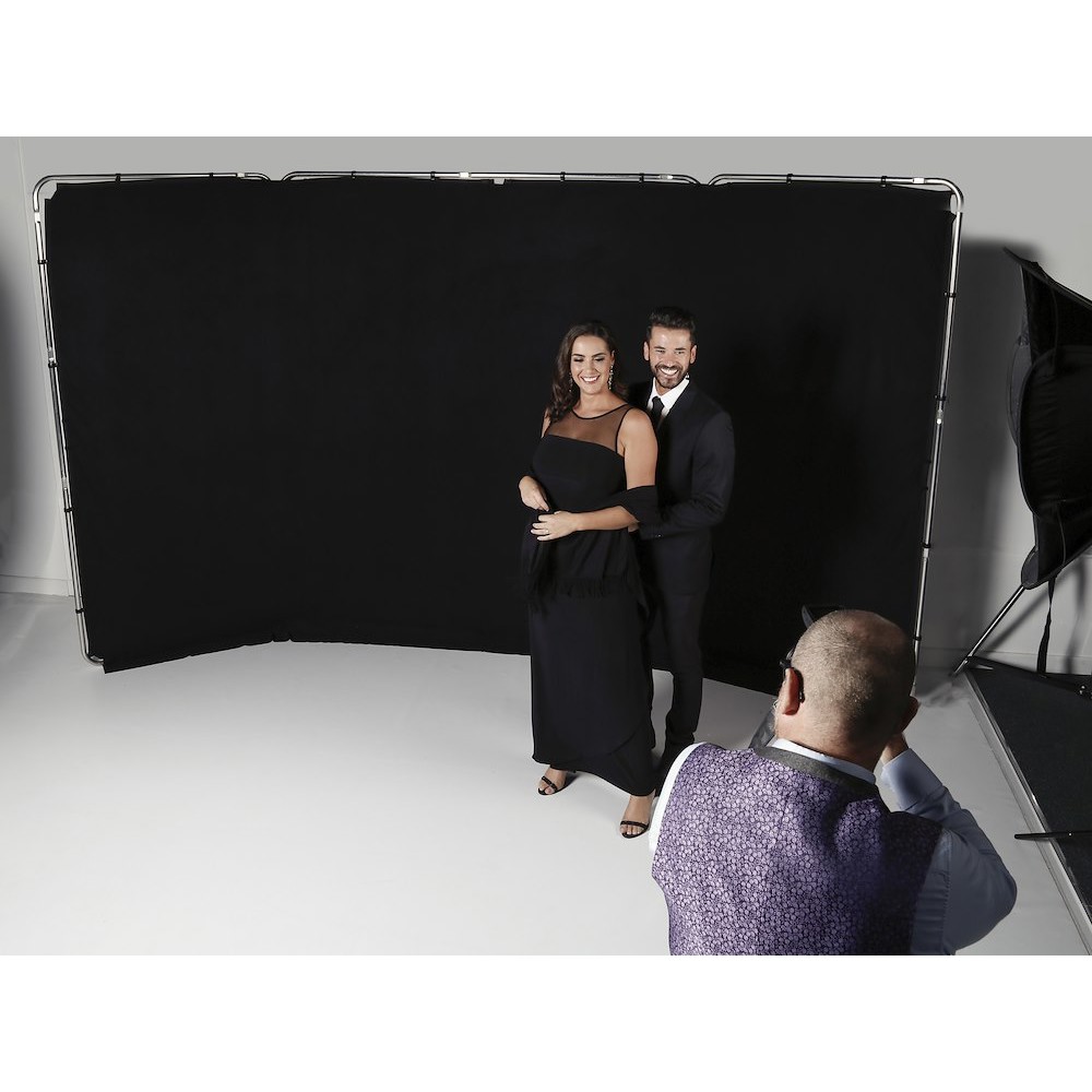 Panoramic Background 13' (4M) Black thumbnail