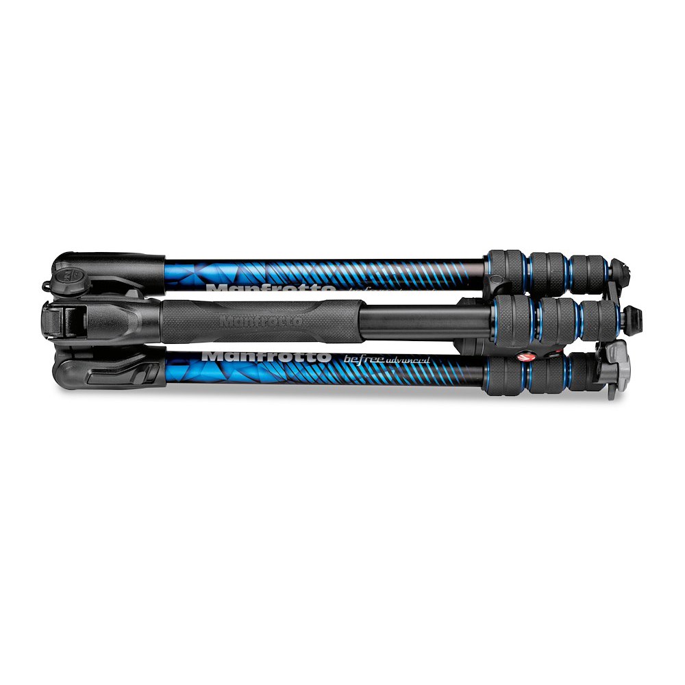 Befree Advanced Aluminum Travel Tripod twist blue, ball head thumbnail