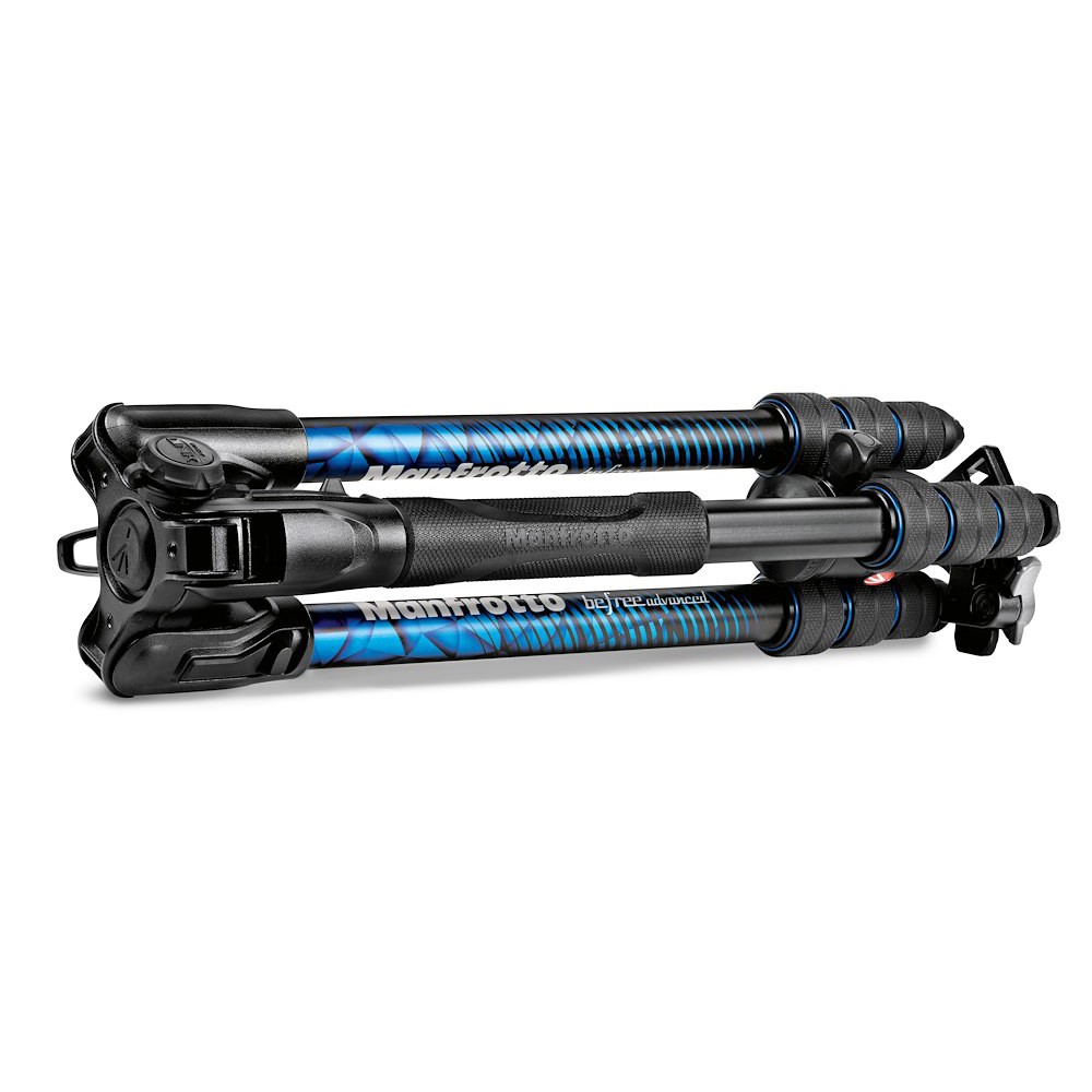 Befree Advanced Aluminum Travel Tripod twist blue, ball head thumbnail