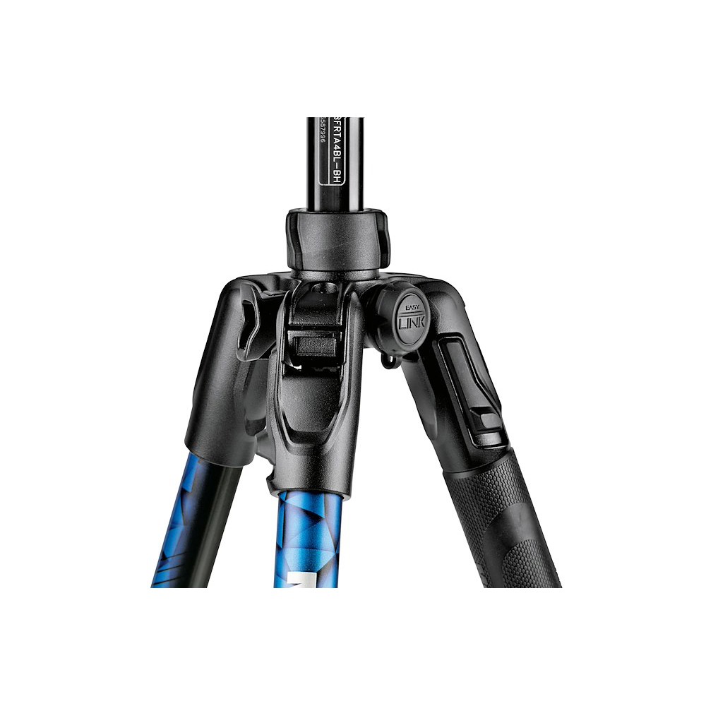 Befree Advanced Aluminum Travel Tripod twist blue, ball head