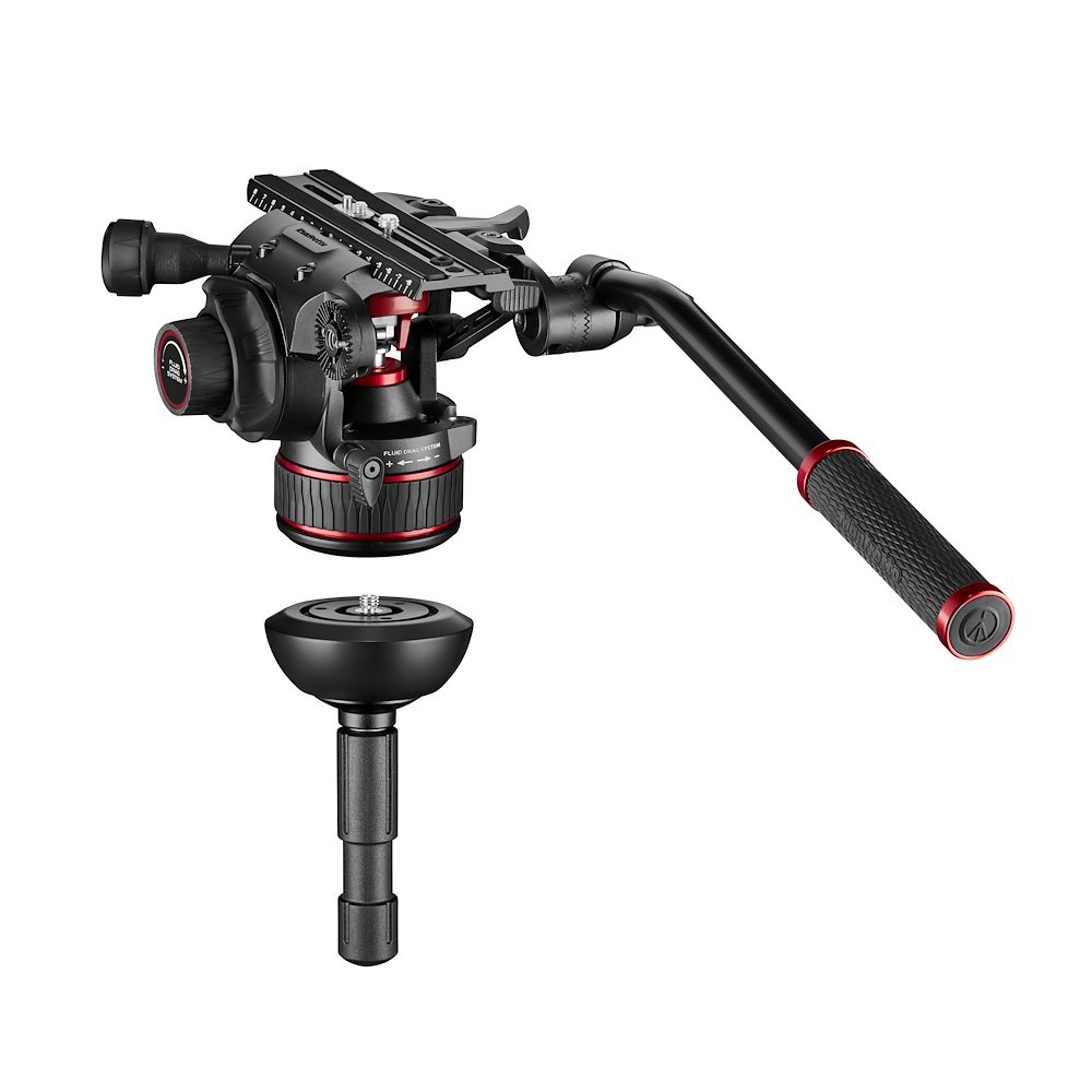 Nitrotech 612 video head, CF twin leg tripod ms thumbnail