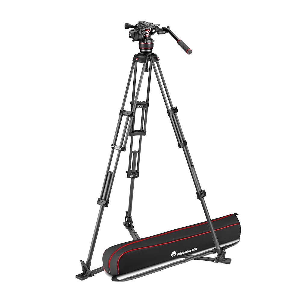 Nitrotech 608 video head, CF twin leg tripod gs thumbnail
