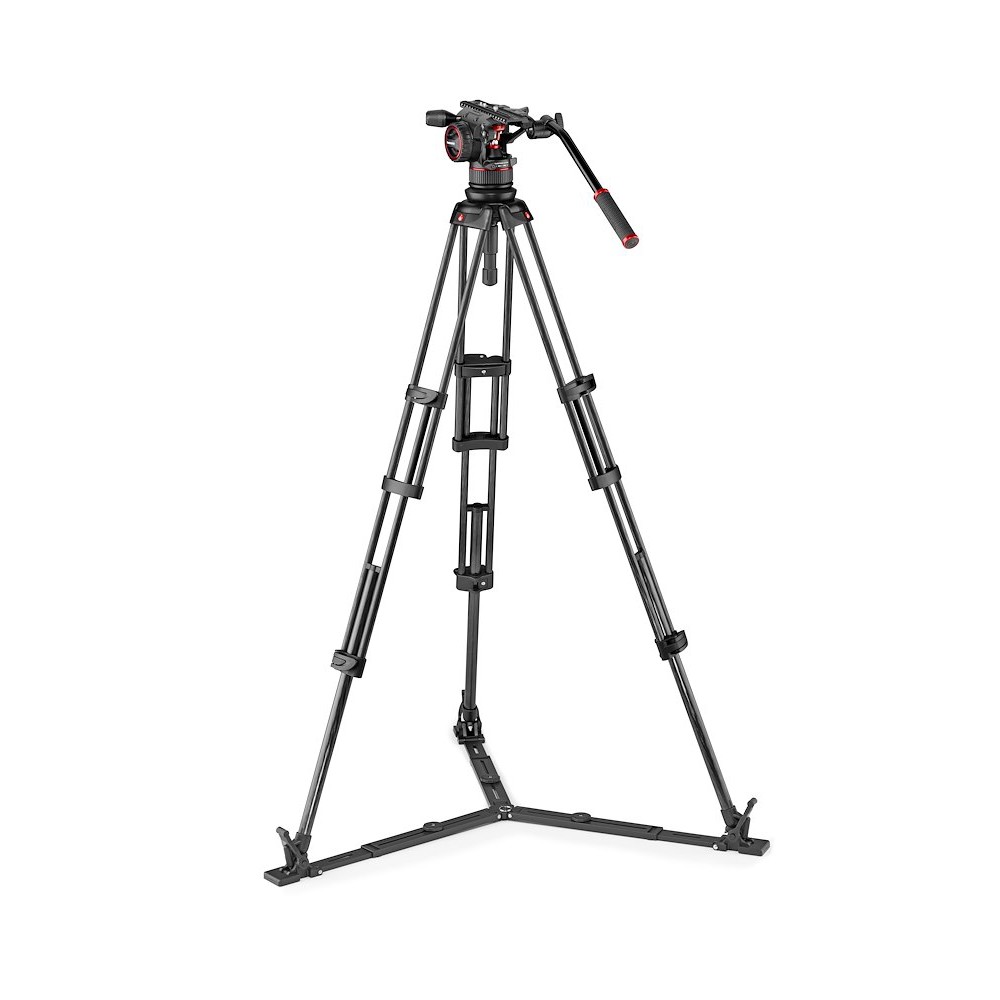 Nitrotech N12 video head w/CF Twin leg tripod GS 100/75mm thumbnail