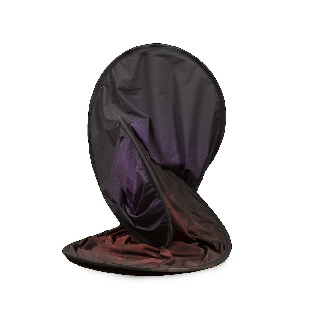 Vintage Collapsible 1.5 x 2.1m Aubergine/Crimson thumbnail