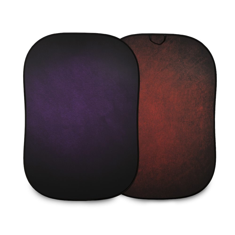 Vintage Collapsible 1.5 x 2.1m Aubergine/Crimson thumbnail